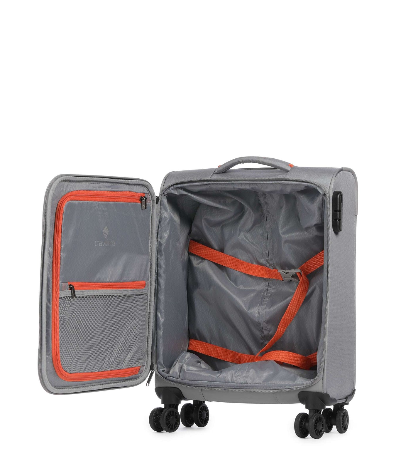 Travelite Umbria Spinner (4 wheels) smoky gray