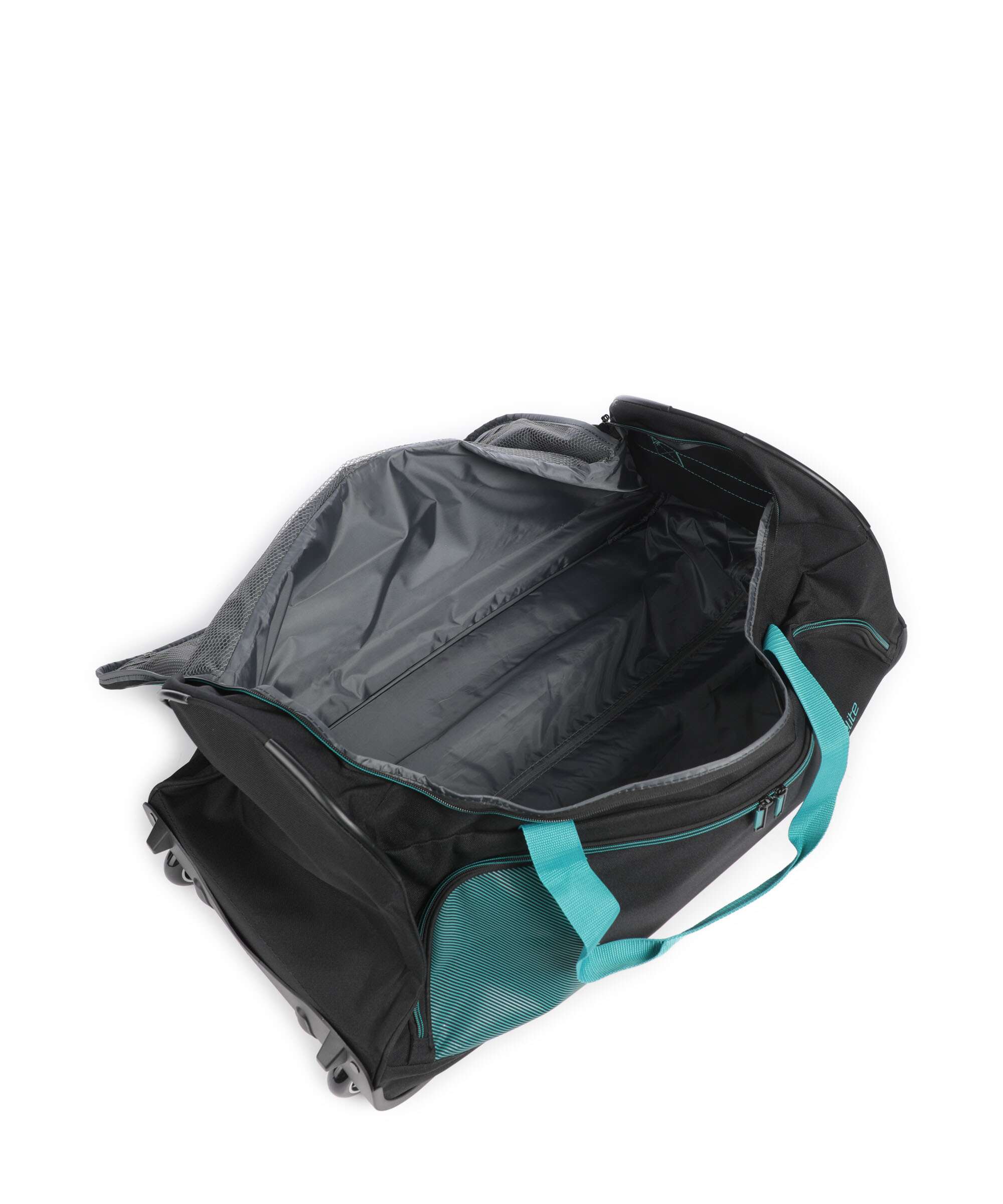 Travelite Basics Travel bag with wheels schwarz/petrol
