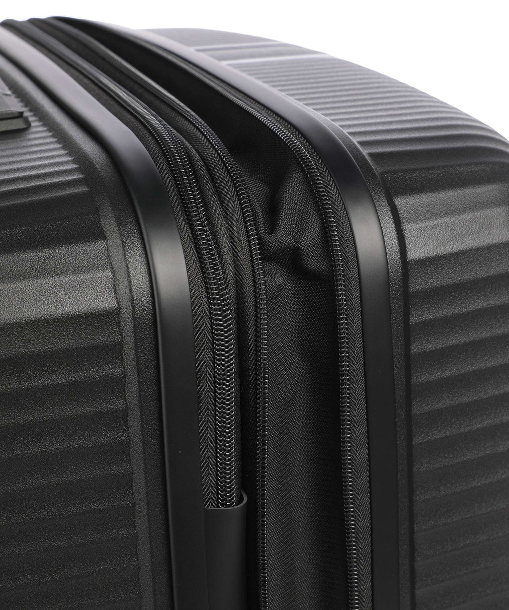 Travelite Air Stripe Slim Suitcase set (4 wheels) black