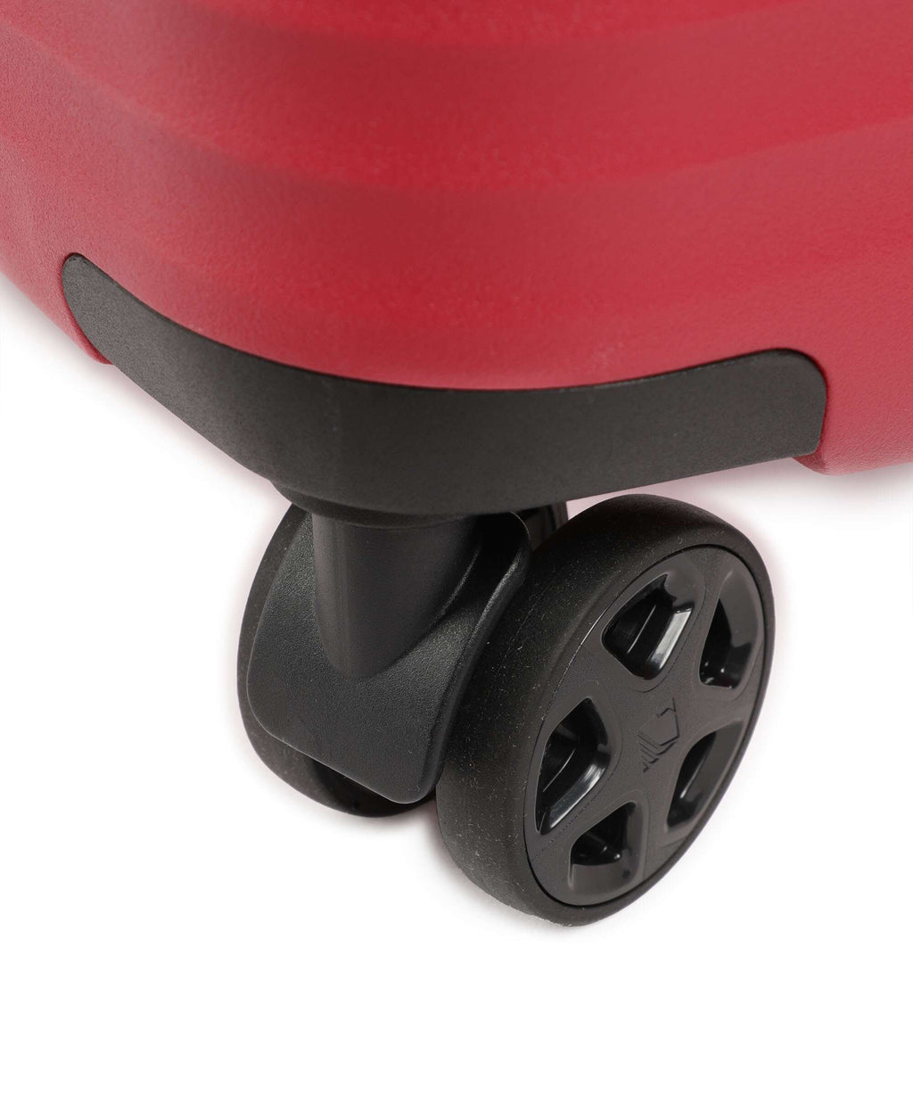 Travelite Air Stripe Slim Suitcase set (4 wheels) red