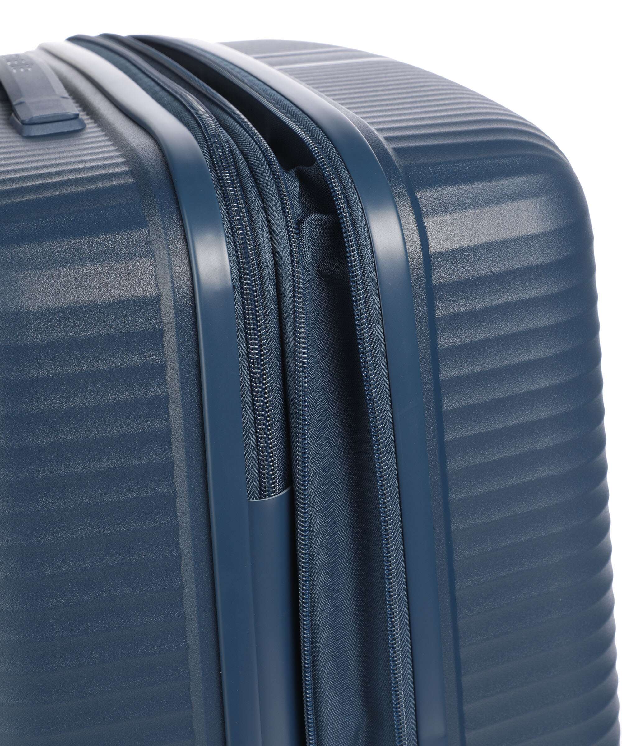 Travelite Air Stripe Slim Suitcase set (4 wheels) navy
