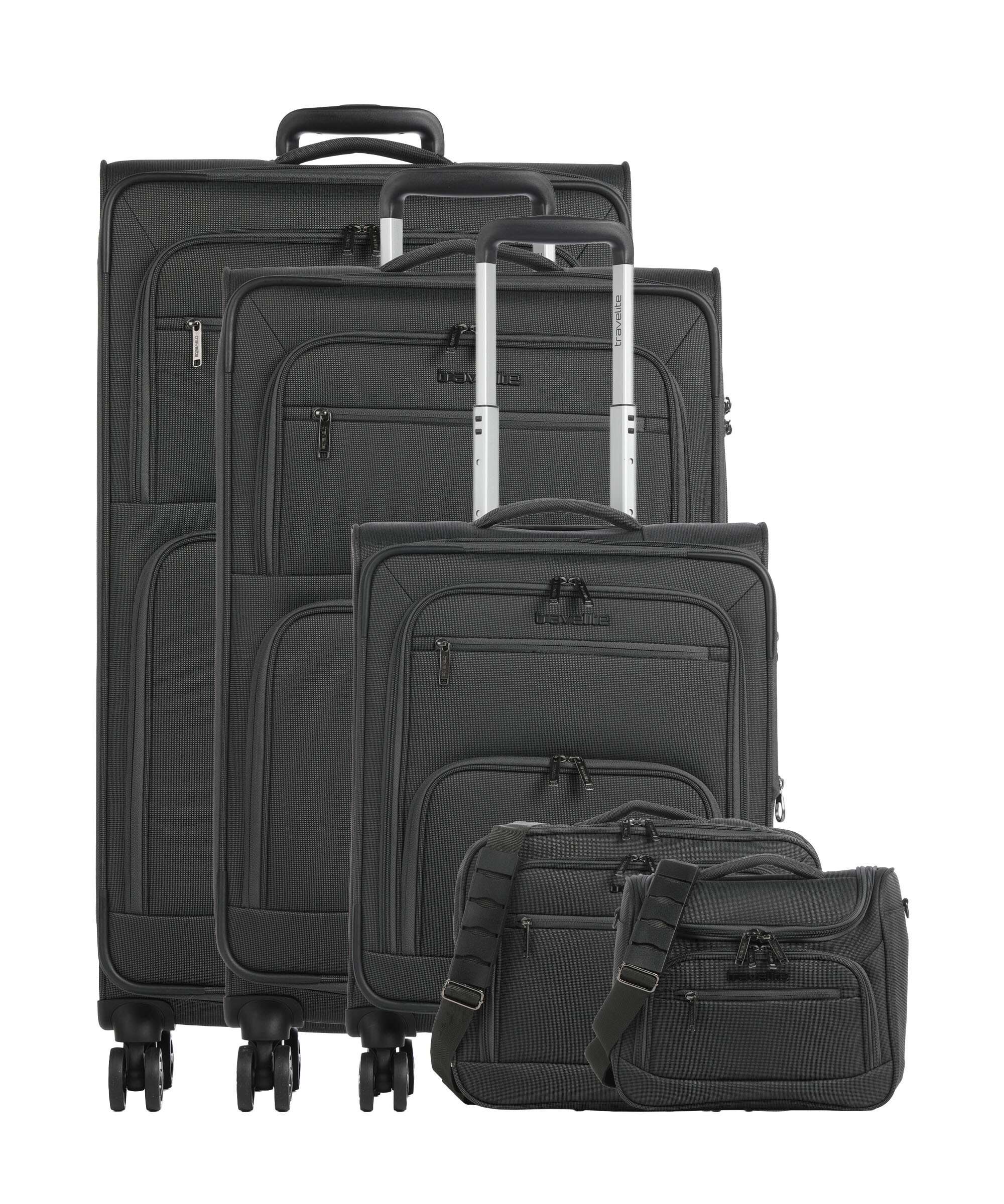 Travelite Cubis Suitcase set (4 wheels) anthracite