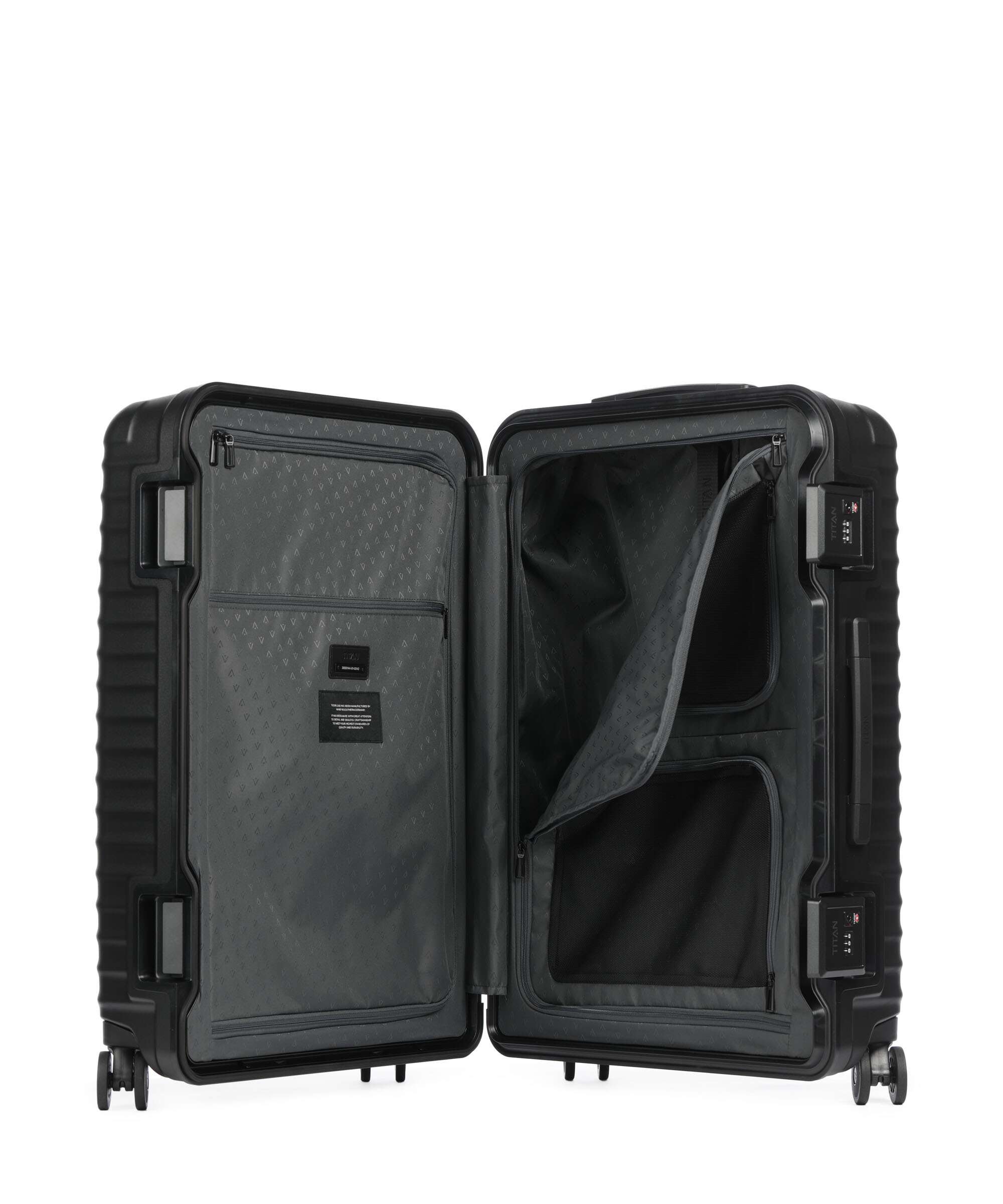 Titan Overseas Spinner (4 wheels) nightshade black