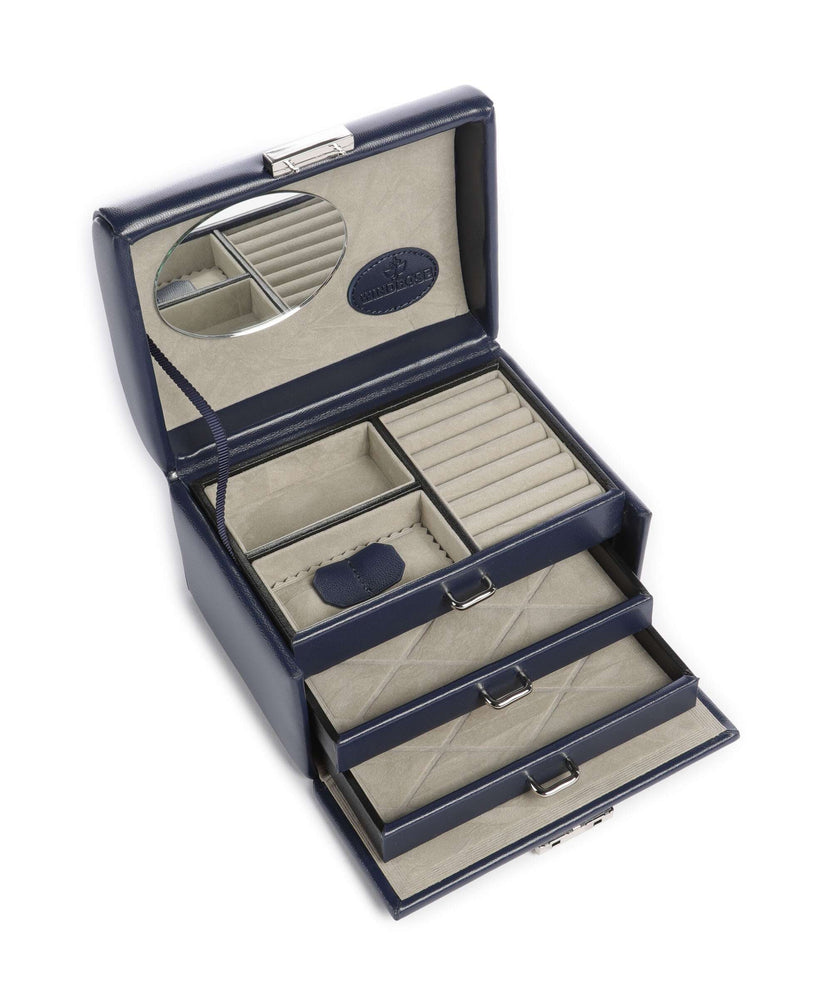 Windrose Merino Moda Jewelry box dunkelblau
