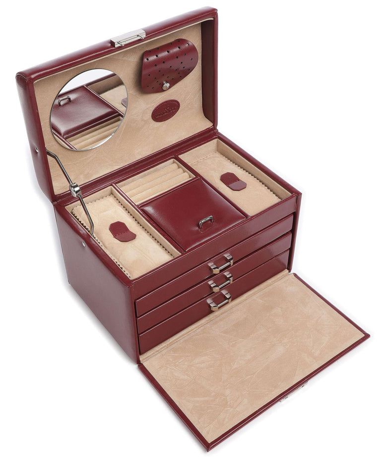 Windrose Merino 4 Etagen Jewelry box rot