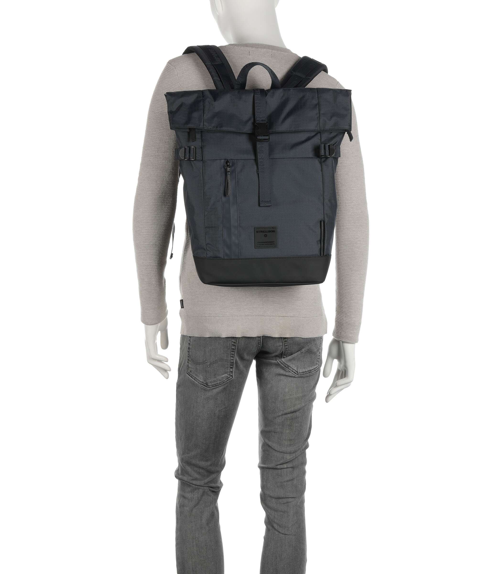 Strellson Northwood Rs Rolltop backpack dark blue
