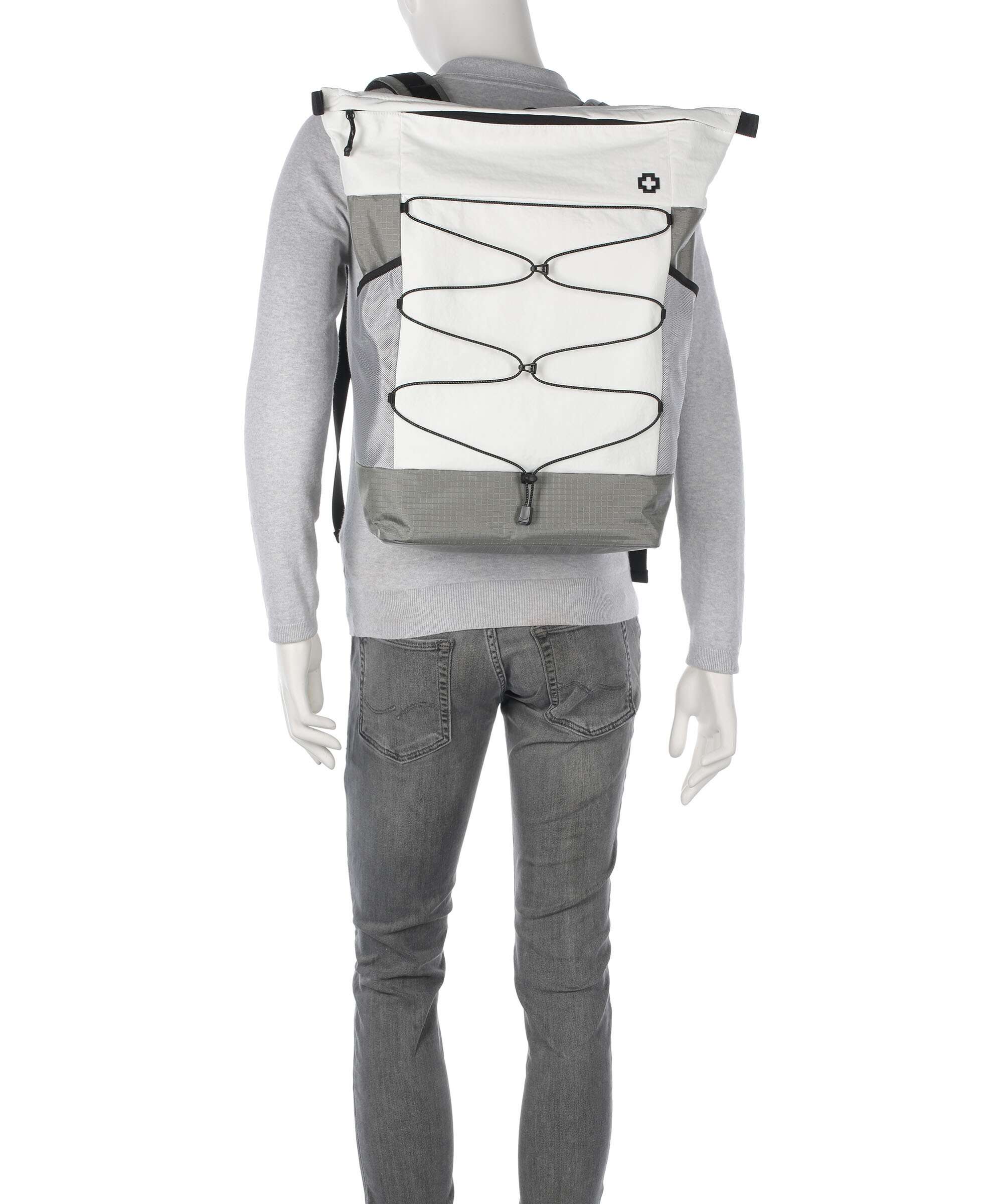 Strellson Homerton Sebastian Rolltop backpack offwhite