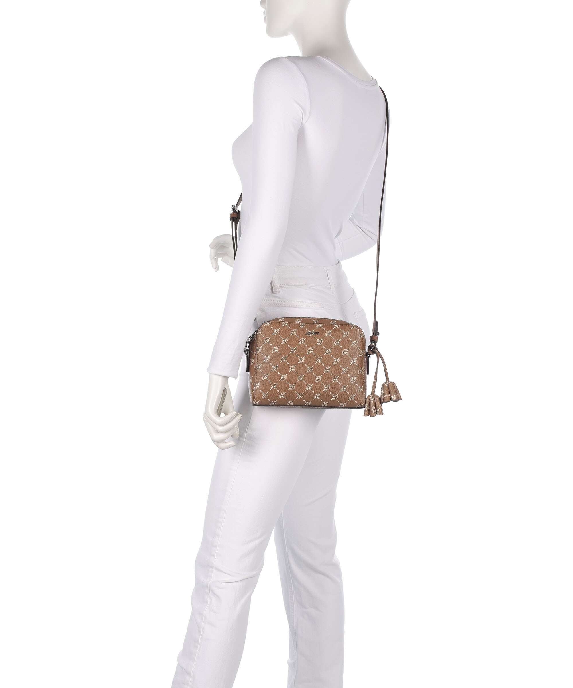JOOP! Cortina 1.0 Cloe Crossbody tas imitatieleer light brown