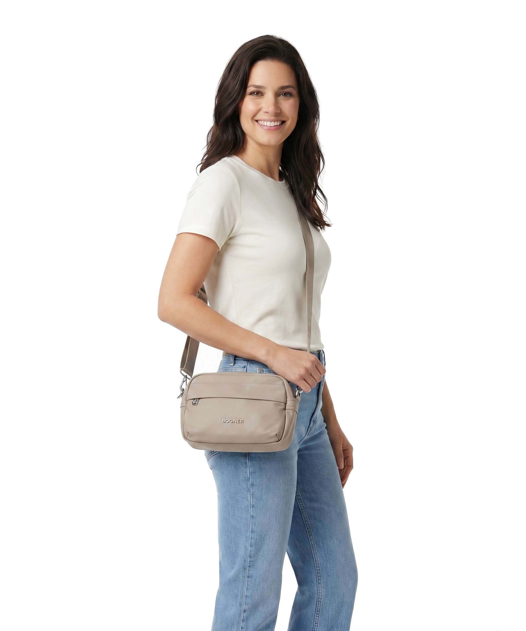 Bogner Maxon Lidia Crossbody bag greige