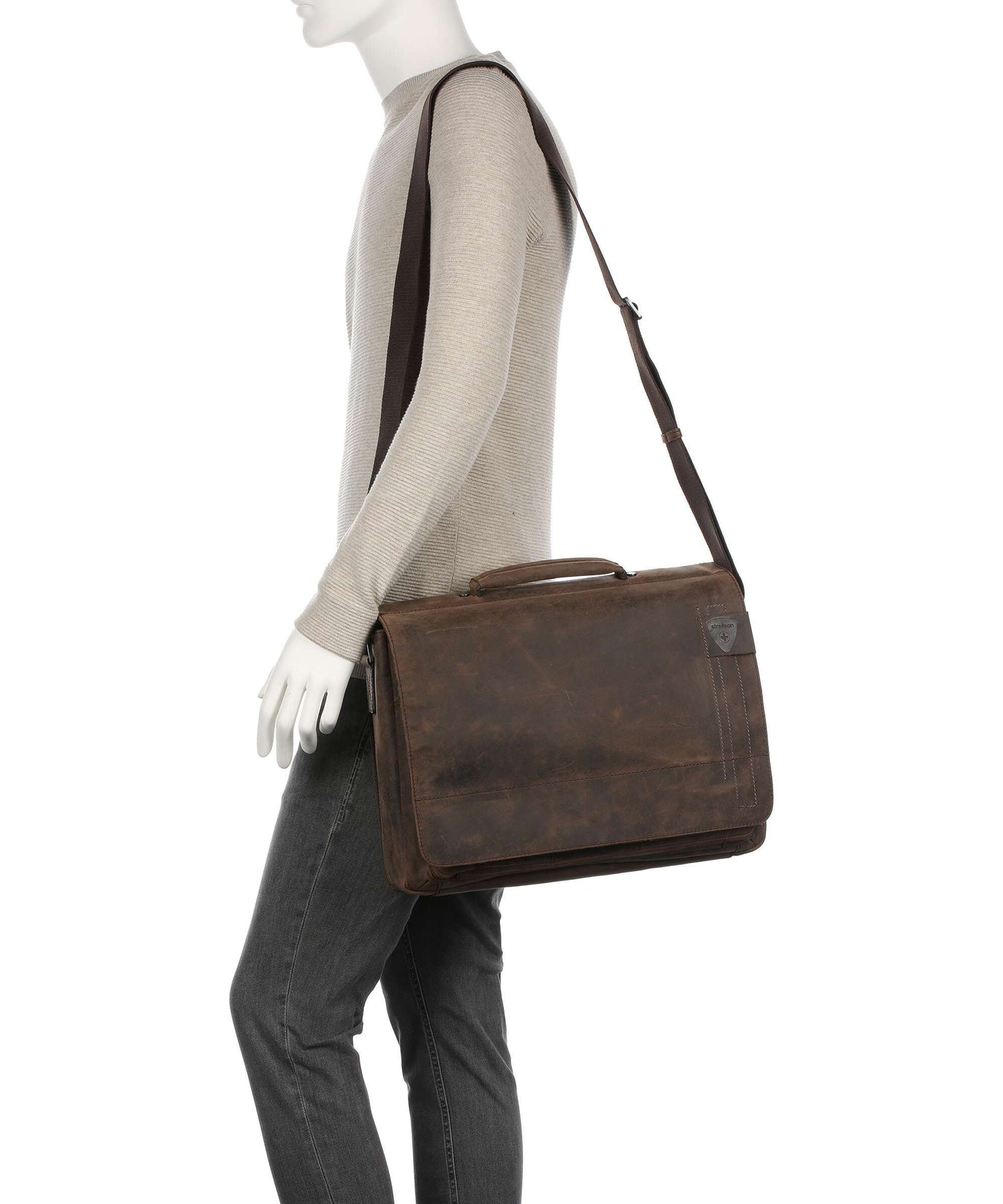 Strellson Richmond Briefcase dark brown
