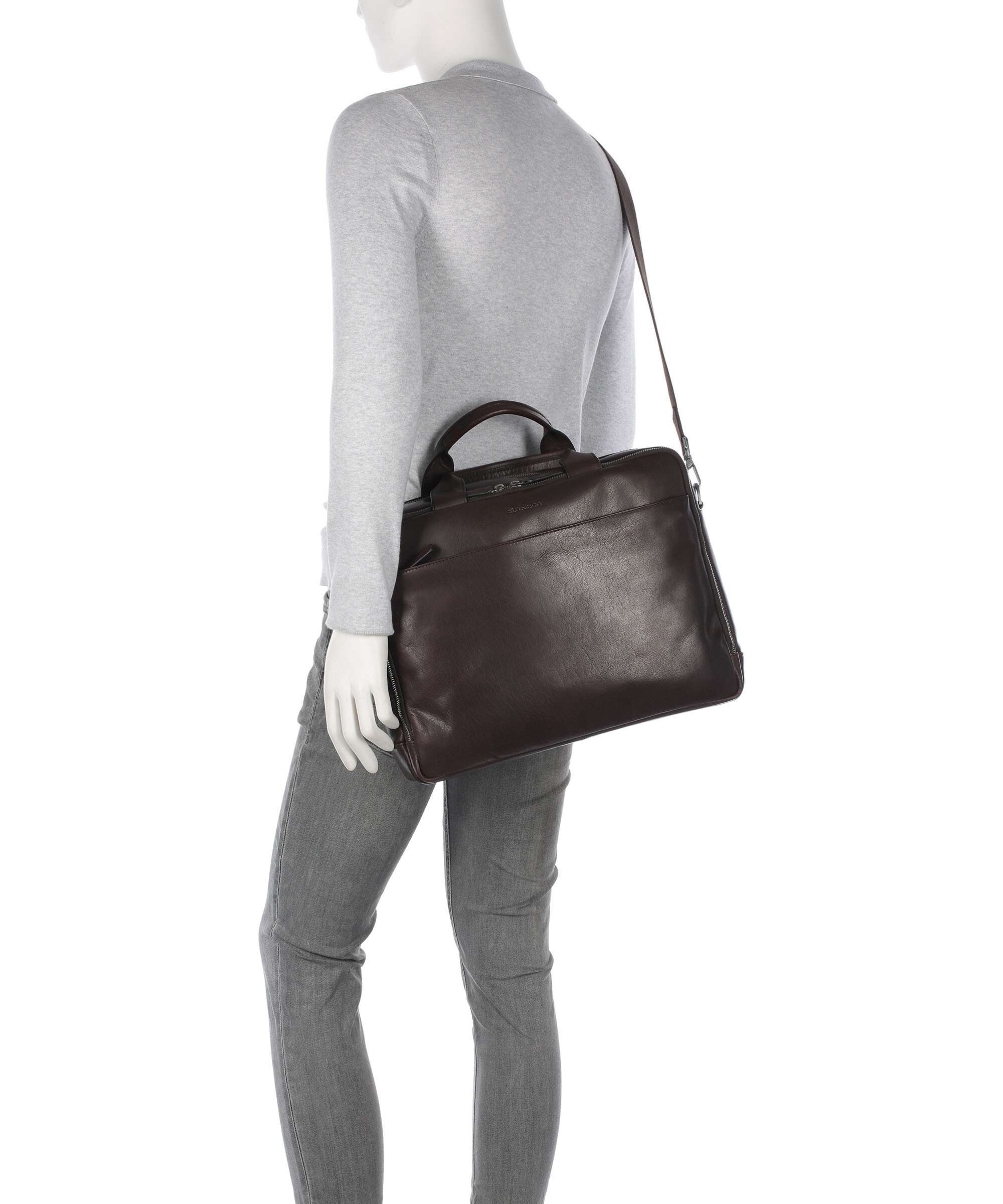 Strellson Abbey Briefcase dark brown