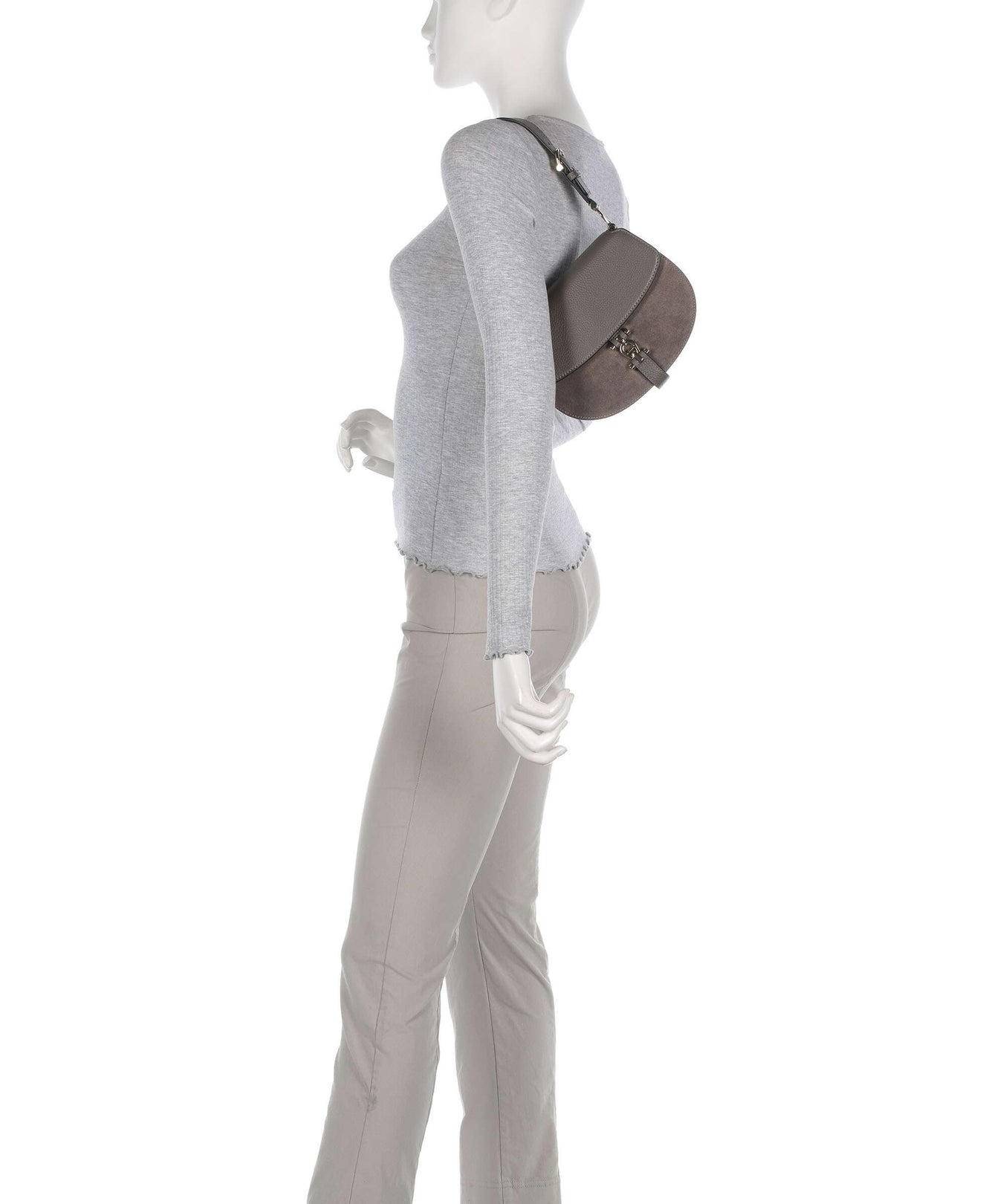 Aigner Delia S Shoulder bag coal brown