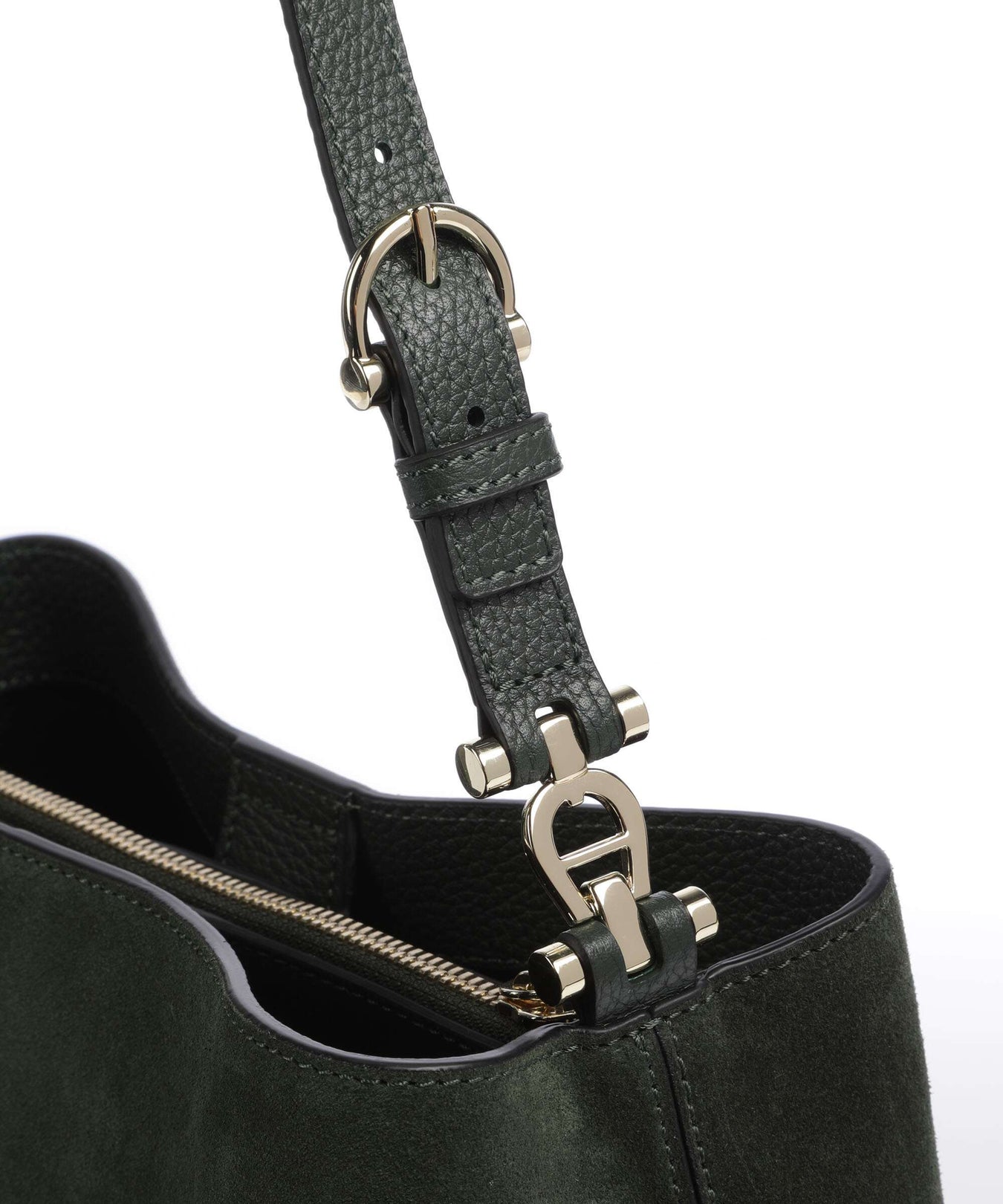 Aigner Delia M Hobo bag hunter green