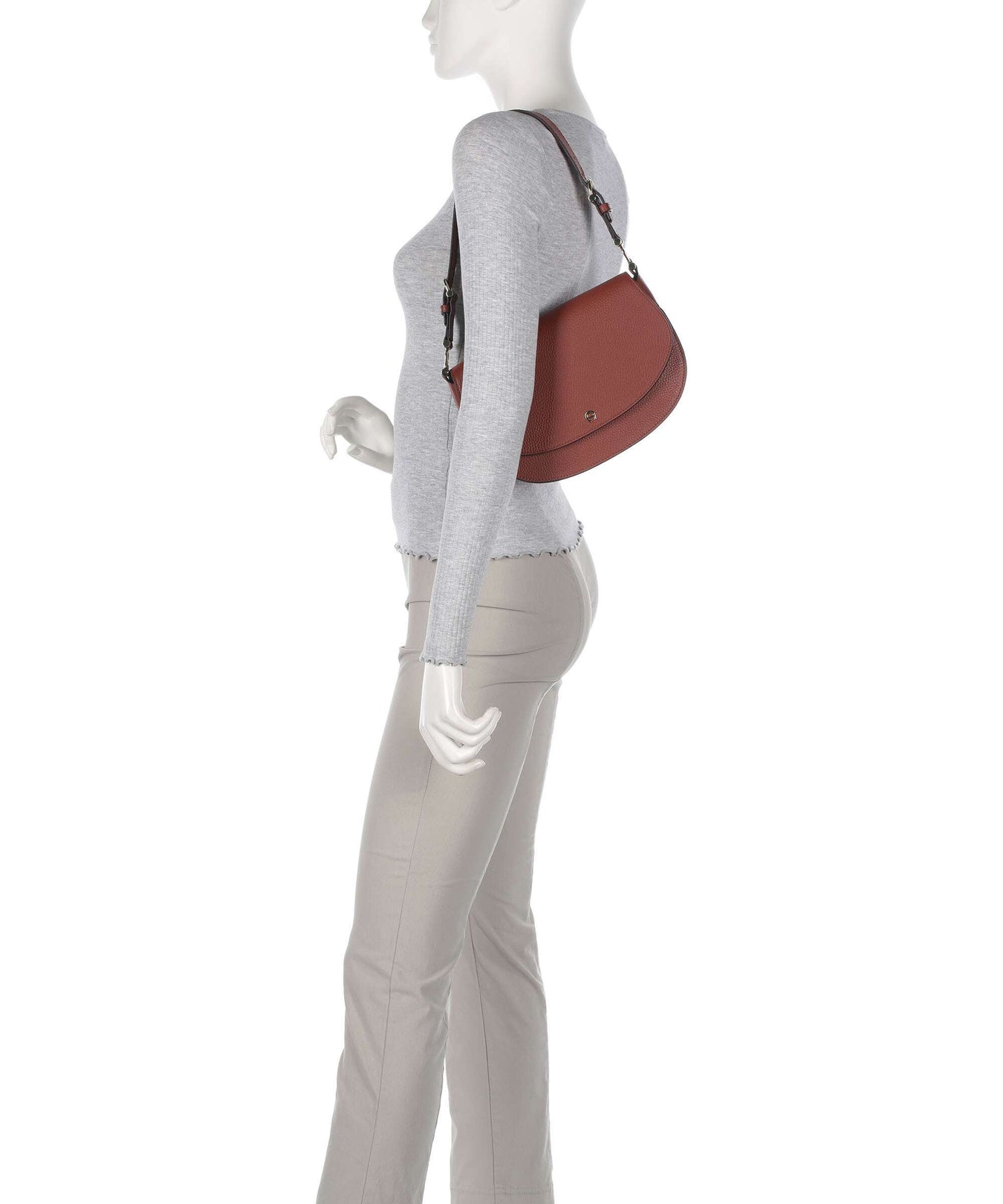 Aigner Delia S Shoulder bag dark cognac