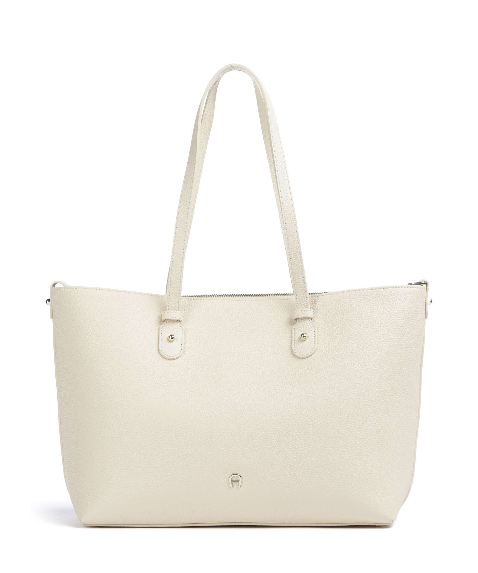 Aigner Diadora L Tote bag macadamia white