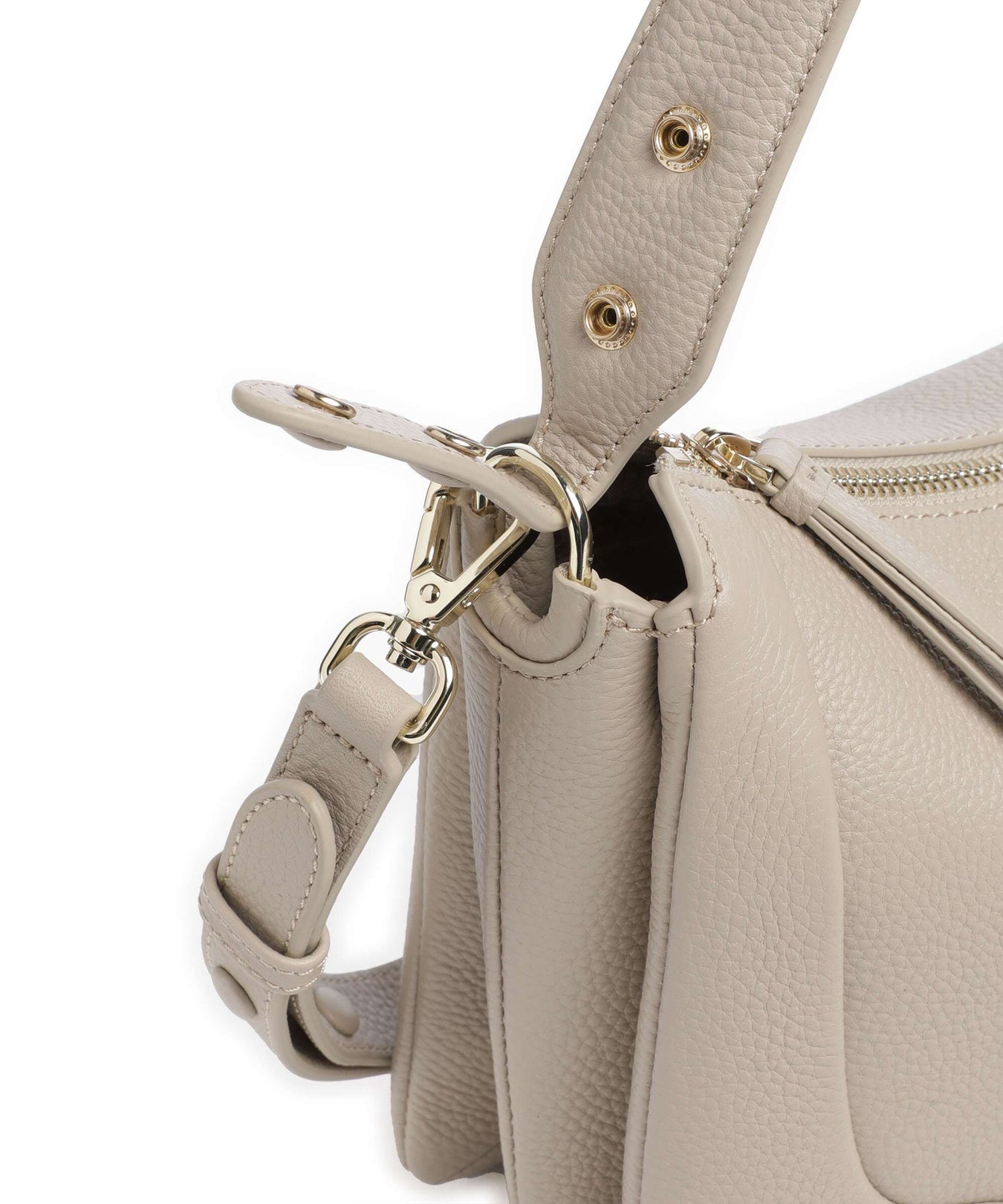 Aigner Mara S Hobo bag alpaca beige