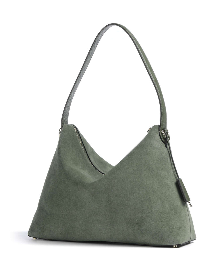 Aigner Delia L Hobo bag dark olive