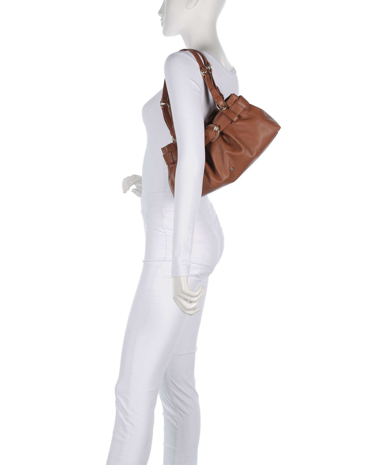 Aigner Lavinia S Hobo bag cognac brown