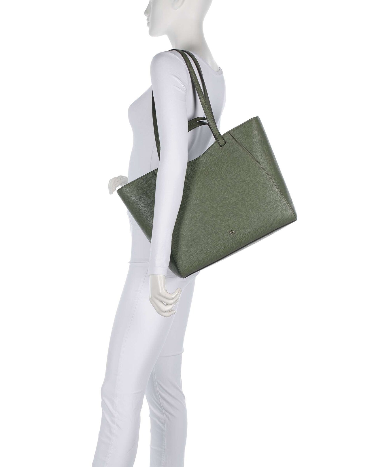 Aigner Pura L Tote bag moss green