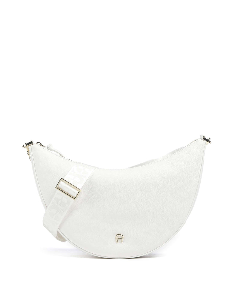 Aigner Zita M Crossbody bag cotton white