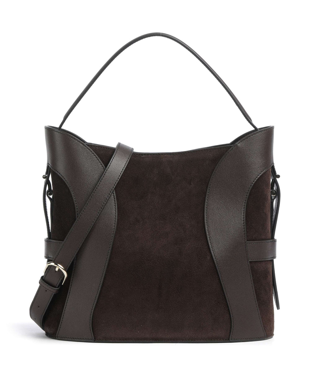 Aigner Deborah M Hobo bag soil brown