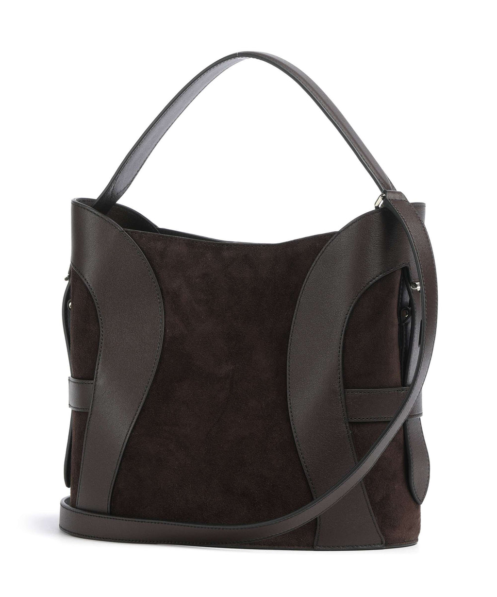 Aigner Deborah M Hobo bag soil brown