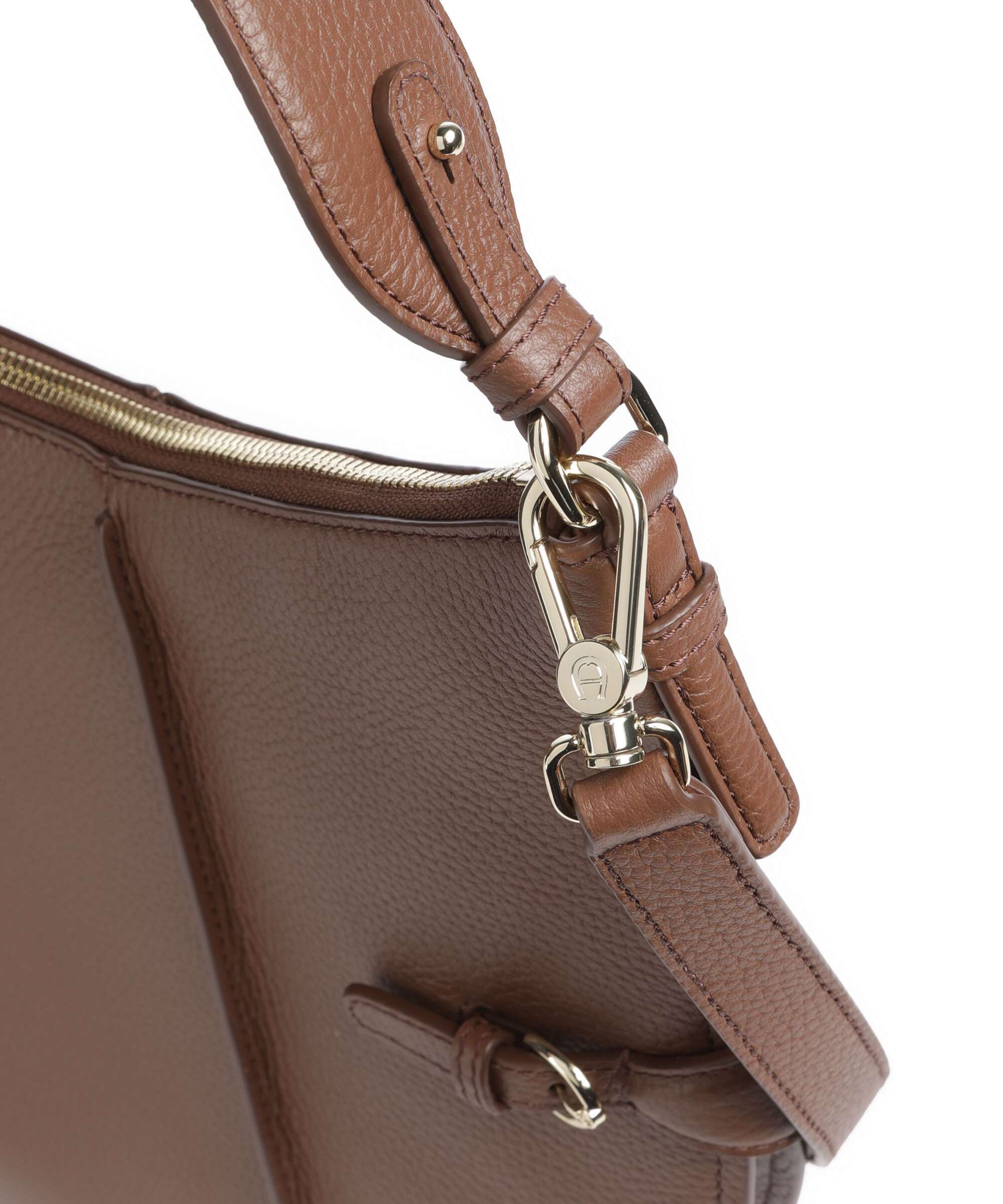 Aigner Cavallo M Hobo bag saddle brown