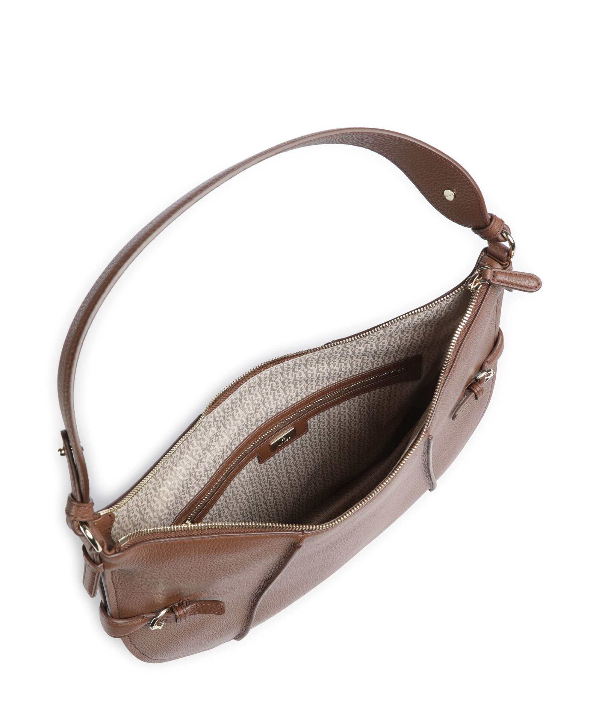 Aigner Cavallo M Hobo bag saddle brown