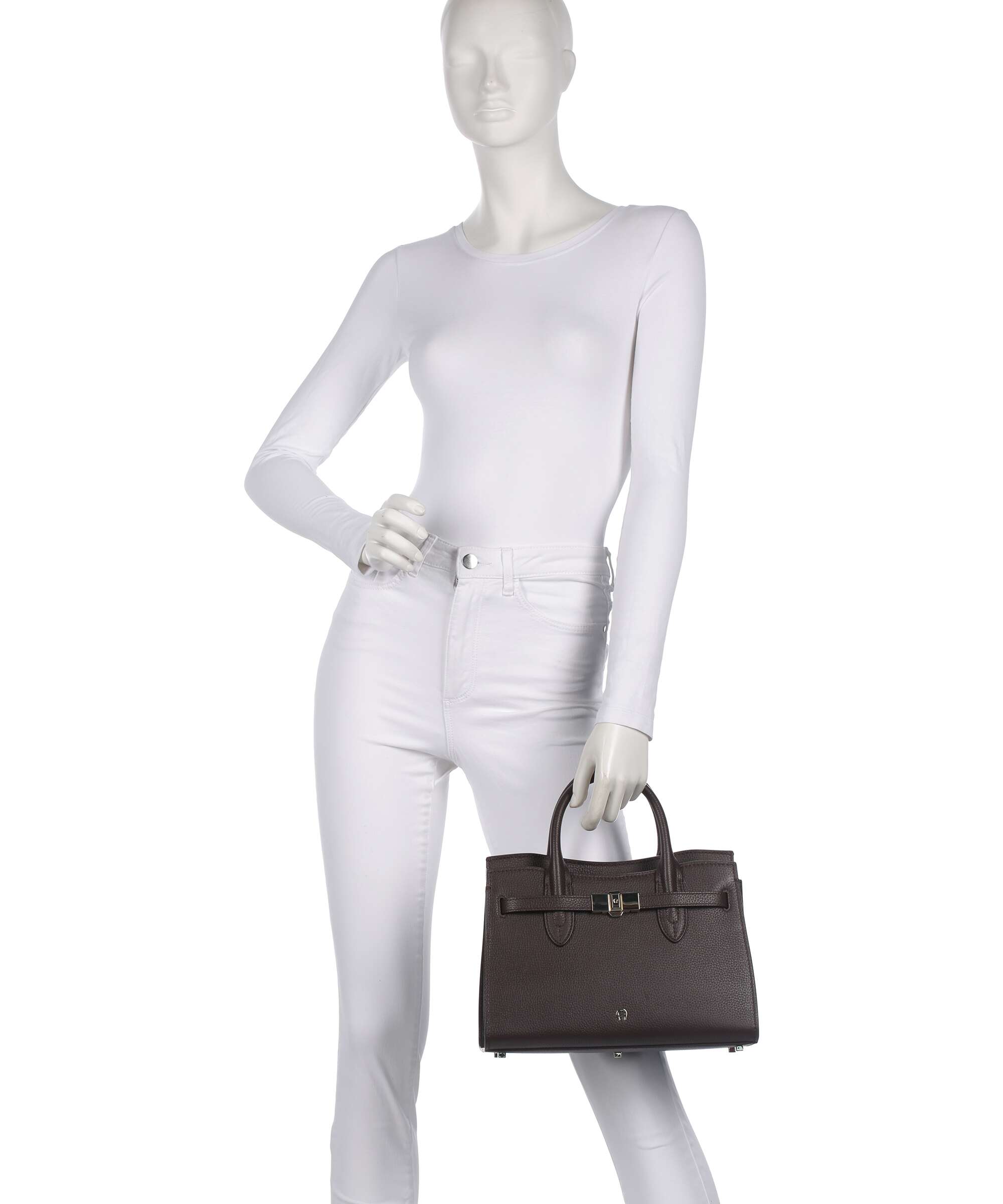 Aigner Farah M Handbag soil brown