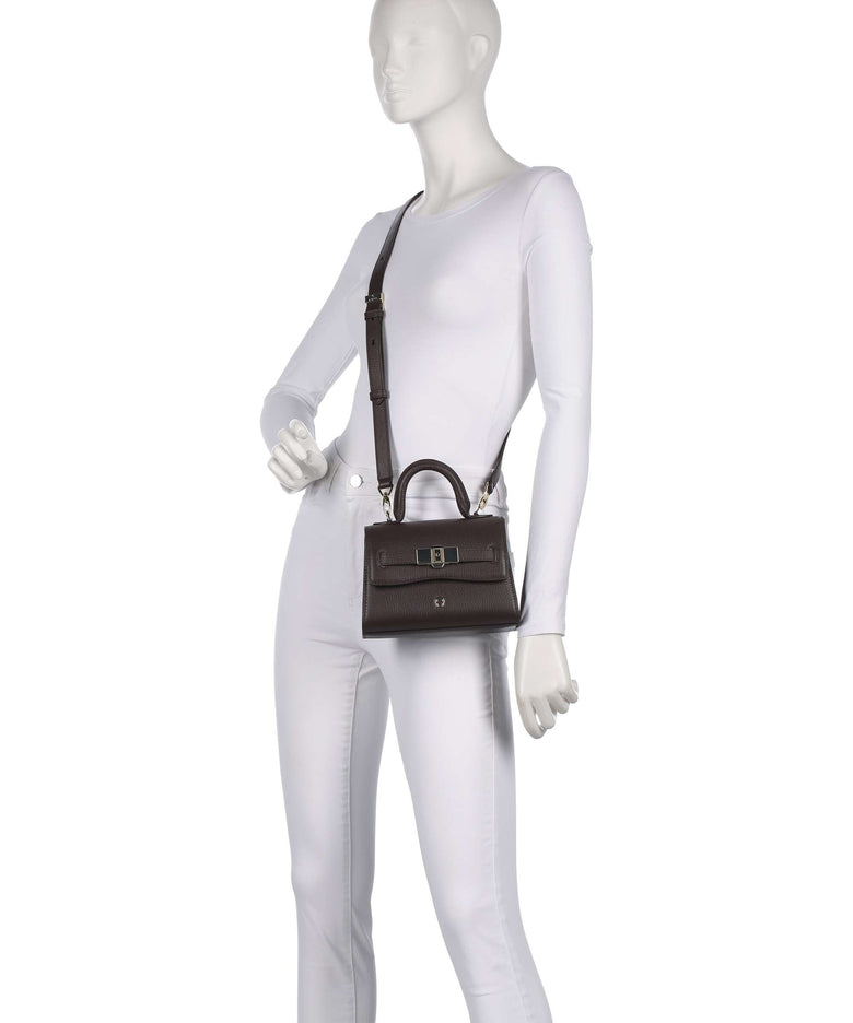 Aigner Farah XS Crossbody bag soil brown