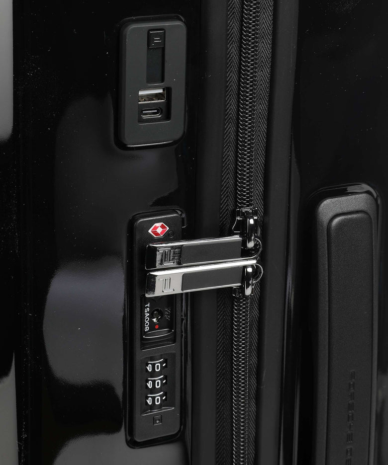 Porsche Design Roadster HC Spinner (4 wheels) black shiny