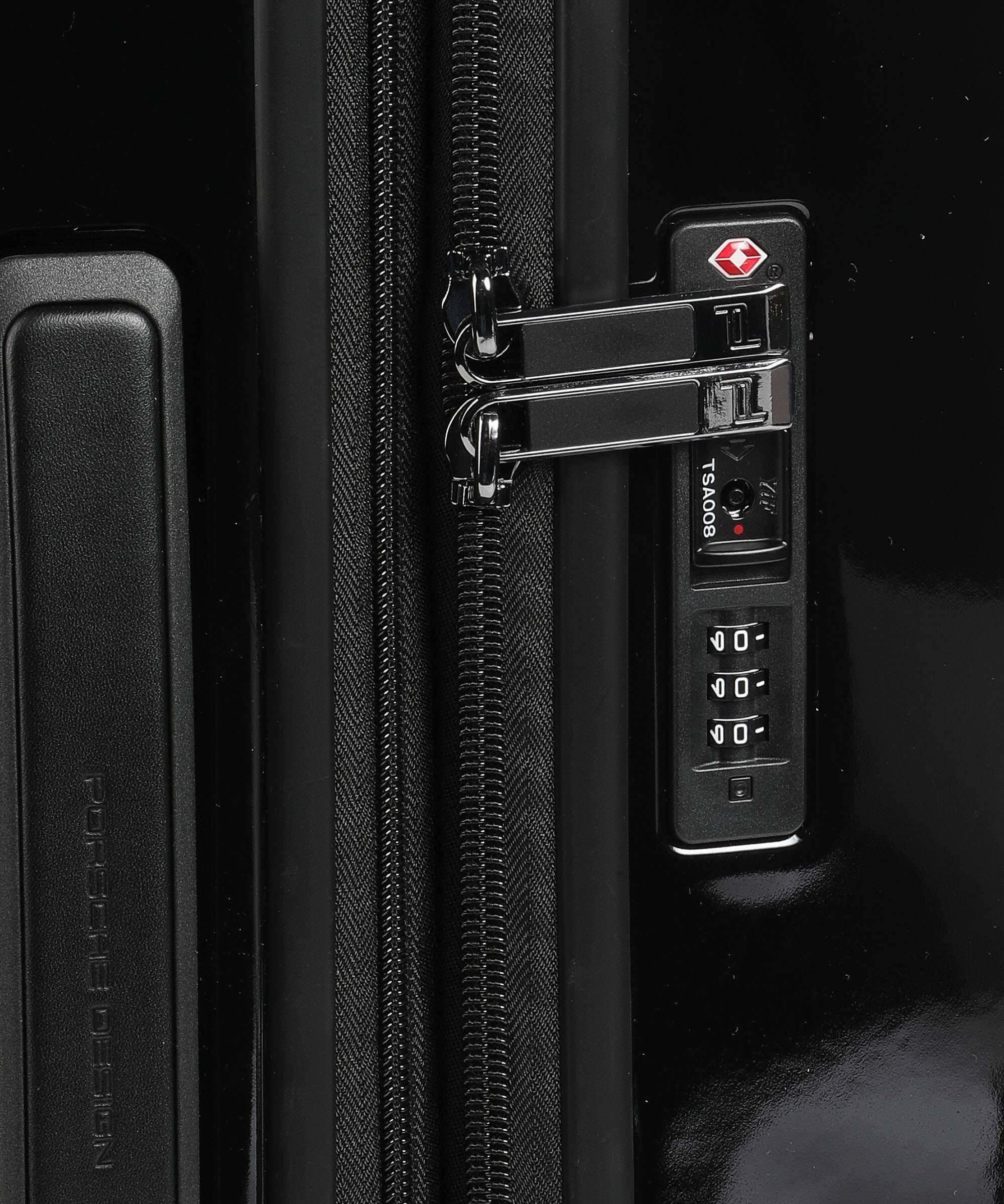 Porsche Design Roadster HC Spinner (4 wheels) black shiny