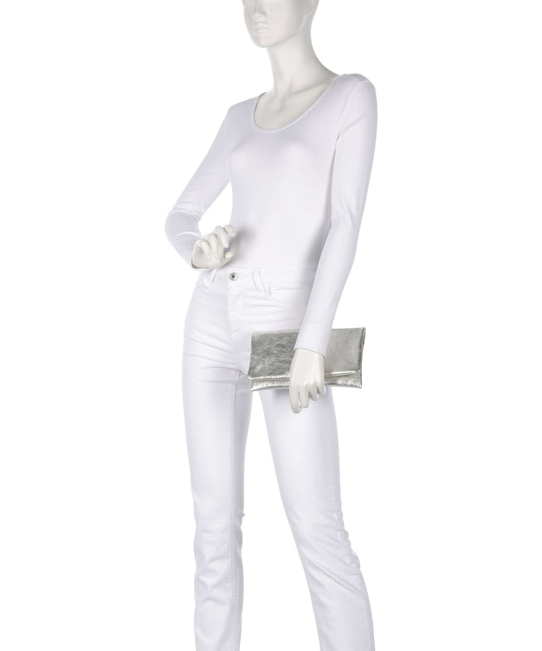 Abro Mimosa Clutch bag white/white gold