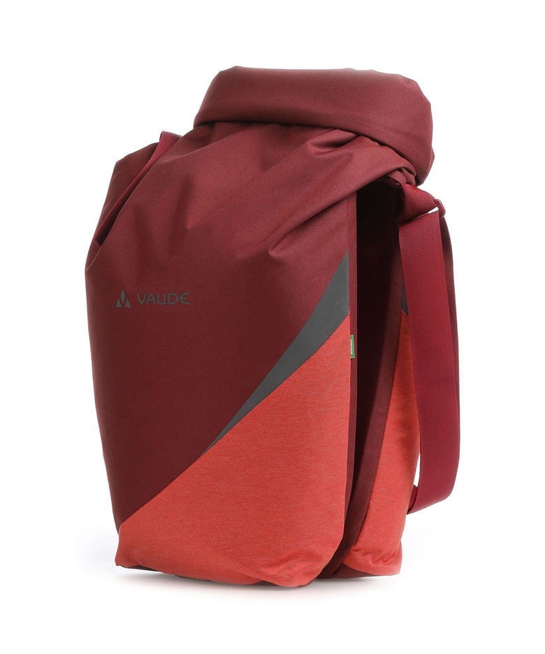Vaude Road Master Urban Double bike pannier dark cherry