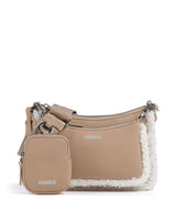 Hugo Bel Crossbody tas open beige