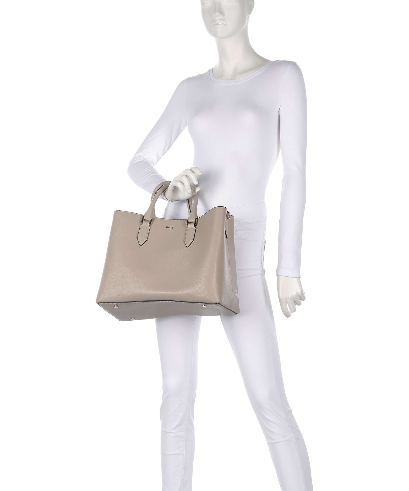 BOSS Alyce Handbag light beige