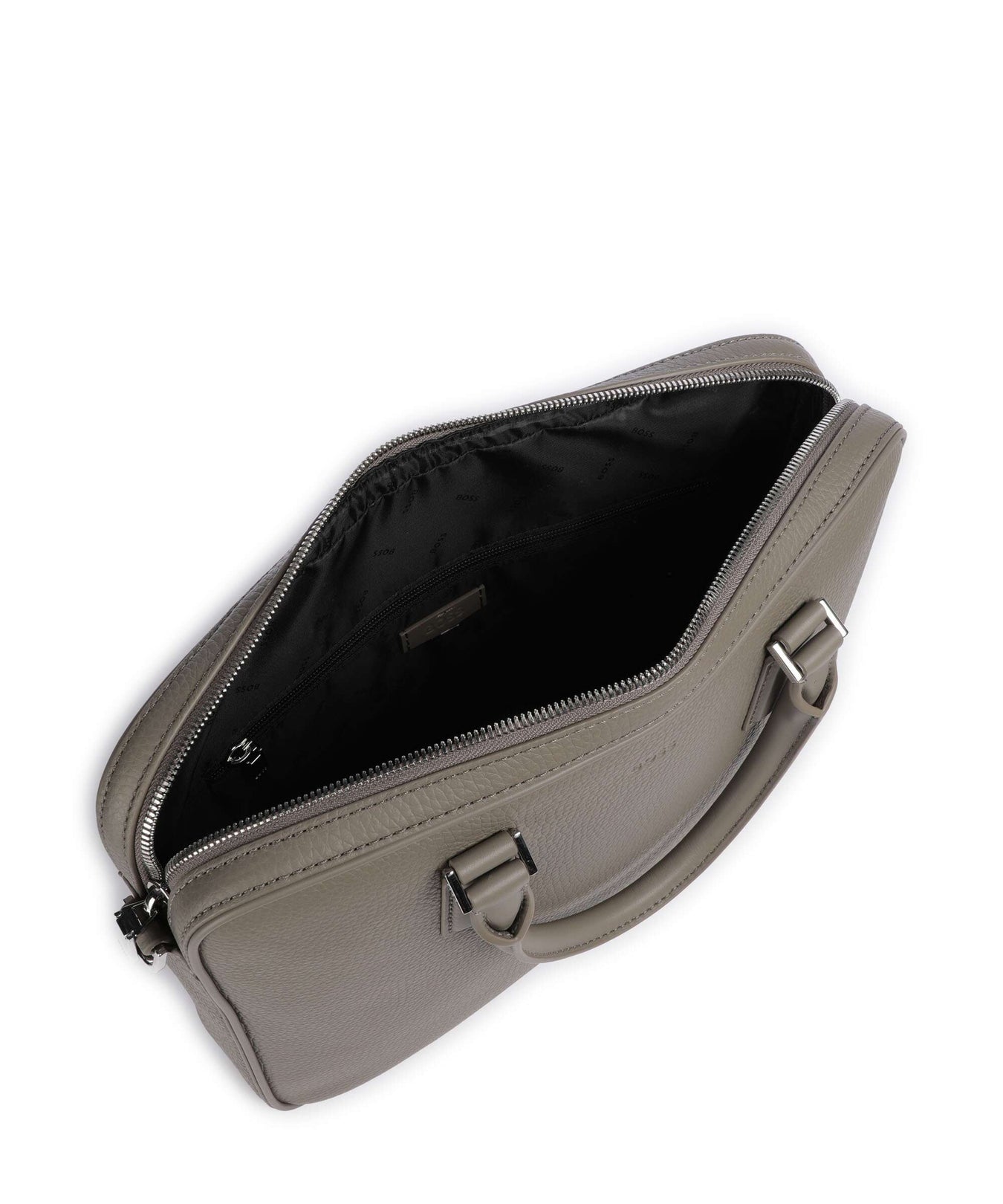 BOSS Crosstown Laptop bag open green