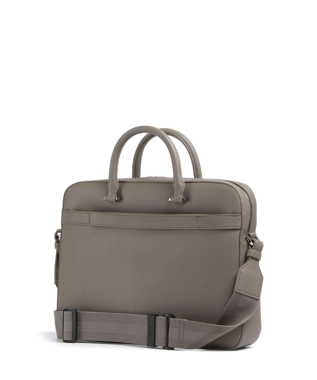 BOSS Ray Briefcase open green