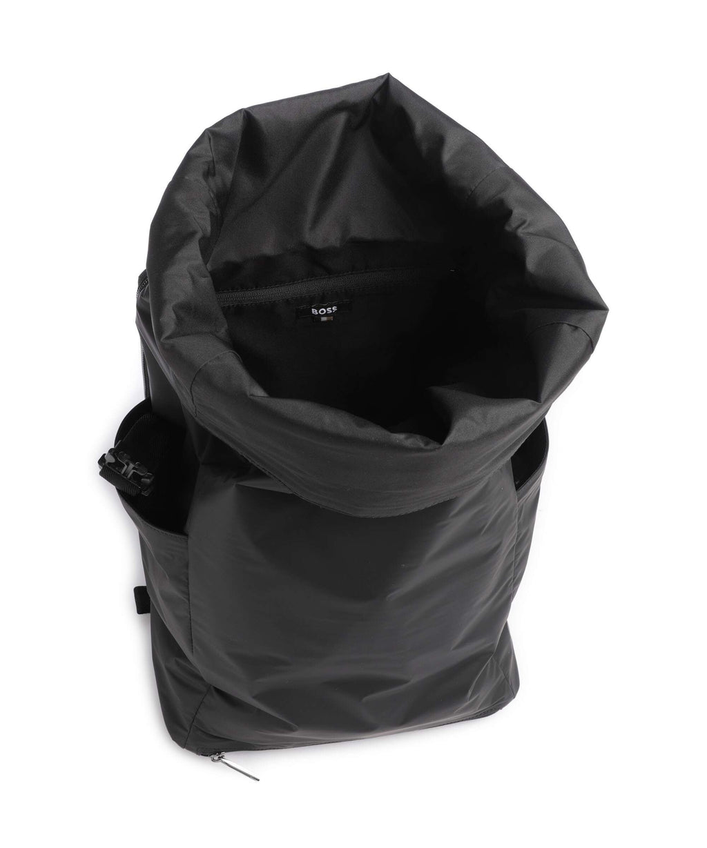 BOSS Catch Rolltop backpack black