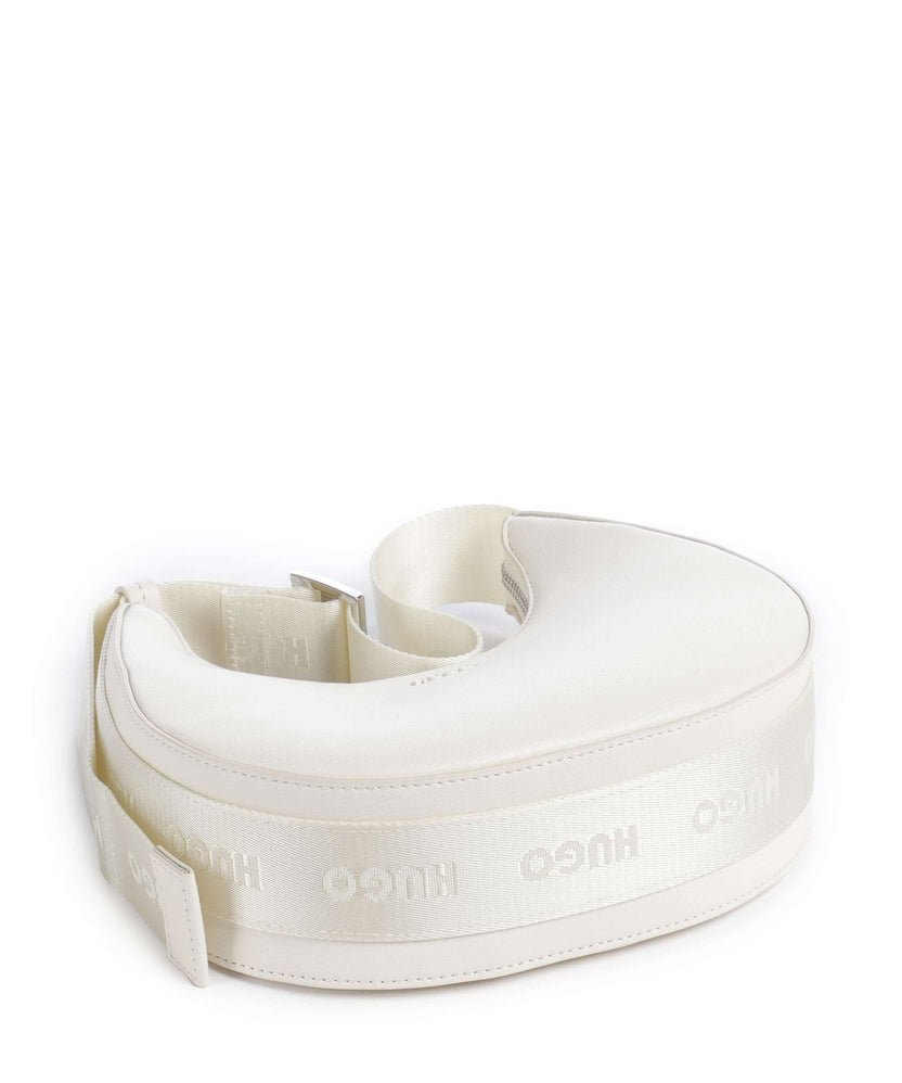 Hugo Bel 2.0 Hobo bag open white