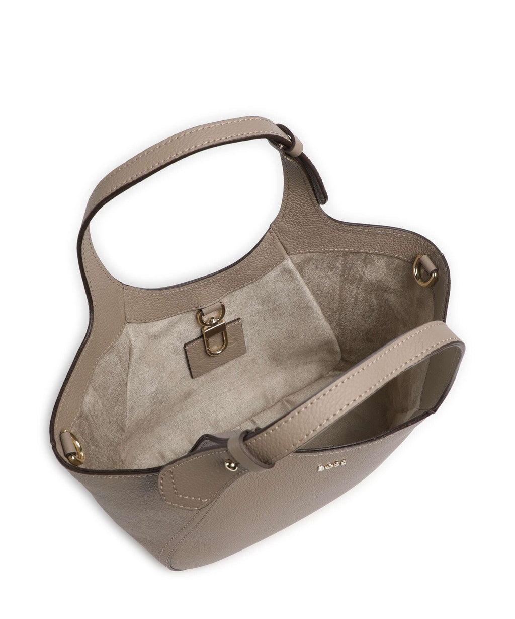 BOSS Lenah Small Handbag open brown