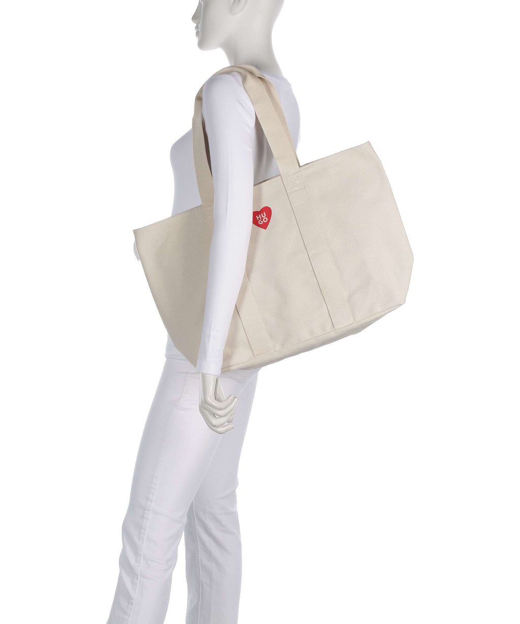 Hugo Becky Tote bag open white
