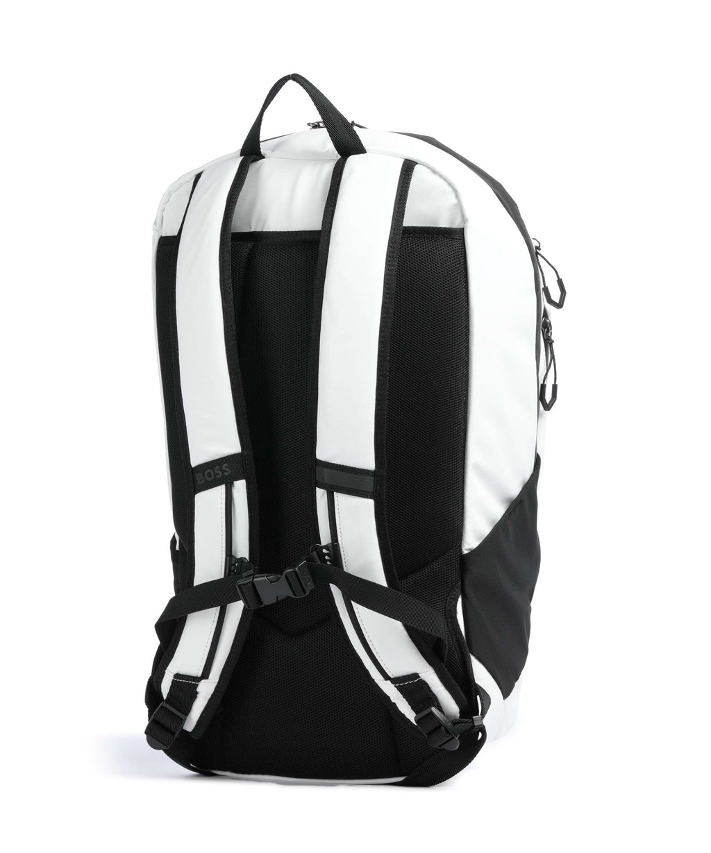 BOSS Stenson Backpack open white
