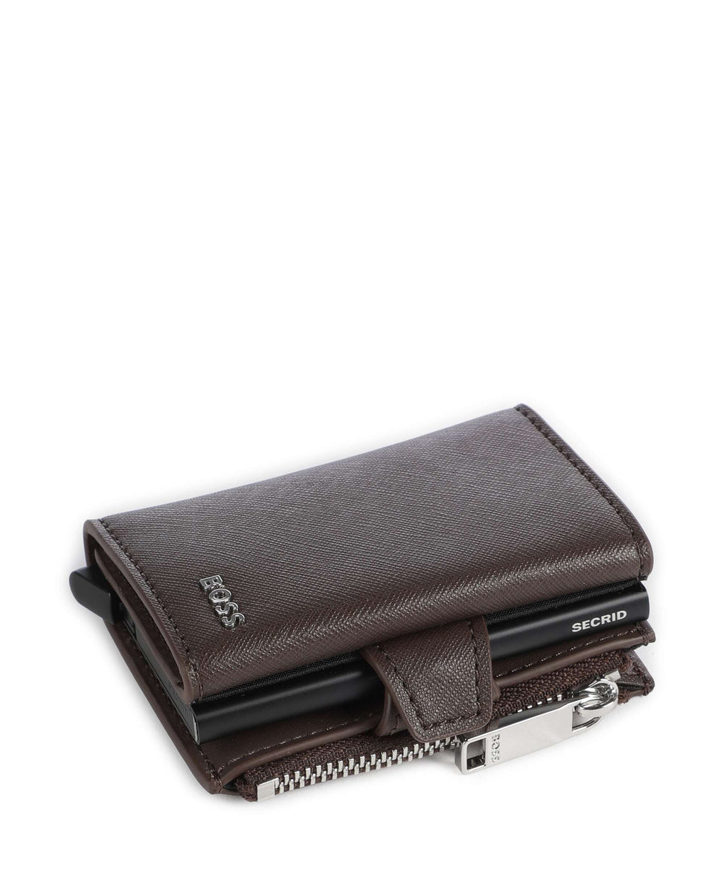 BOSS Northon Credit card holder dark brown