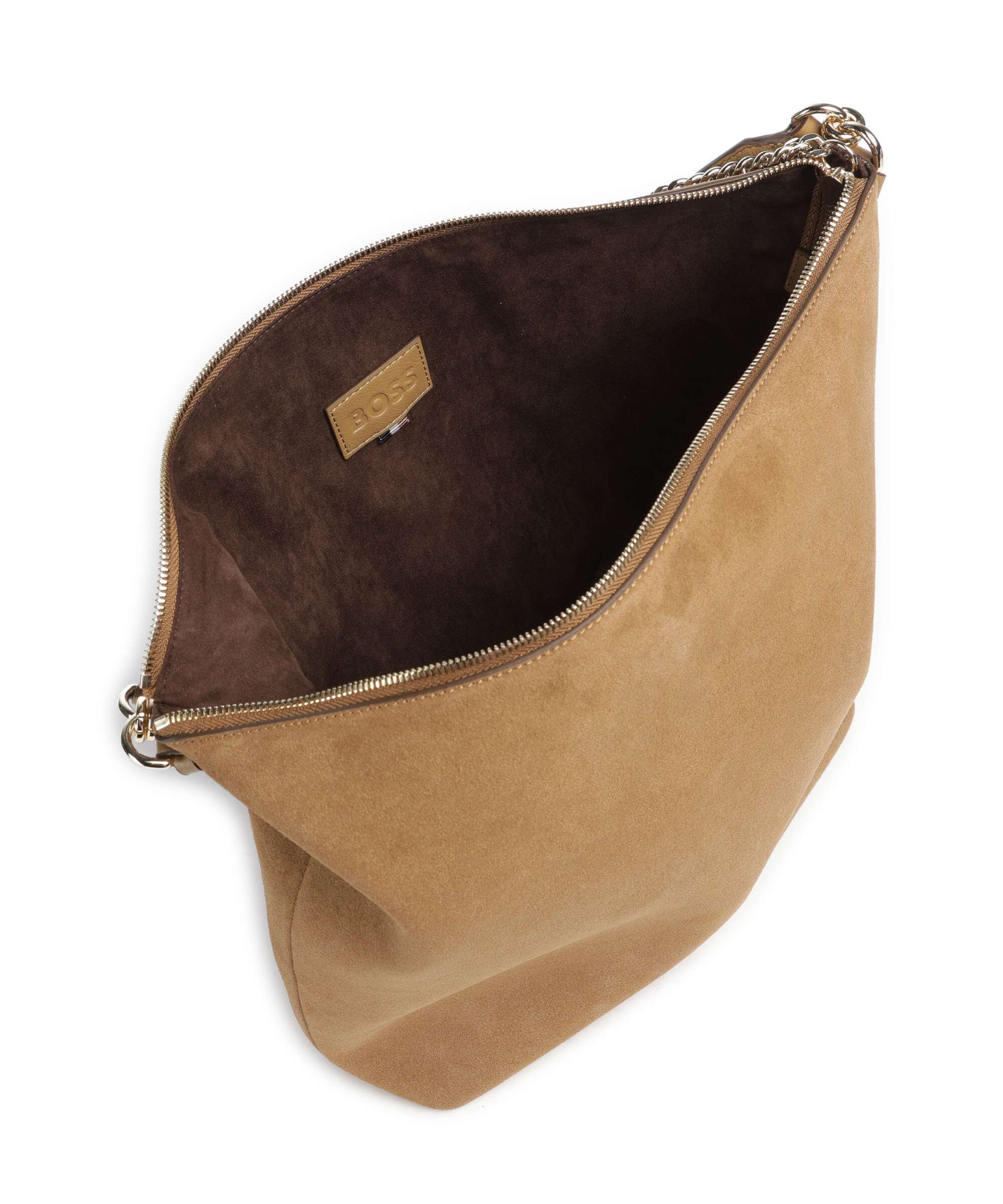 BOSS Yelena Hobo bag medium beige