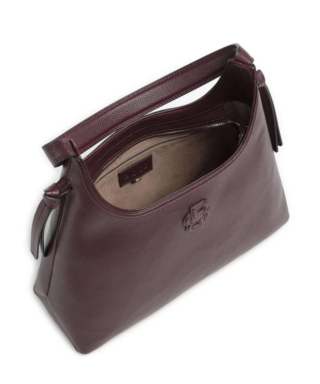 BOSS Anett Hobo bag open purple