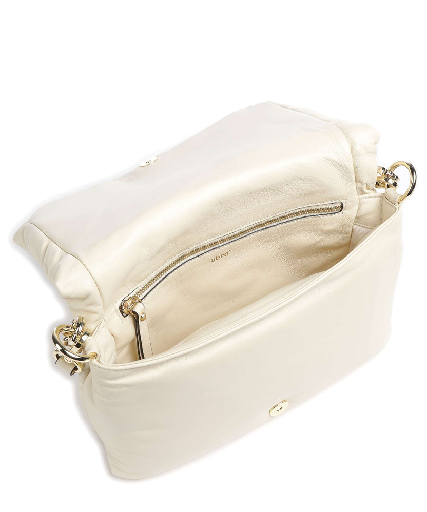 Abro Piuma_Lucido Puffer Shoulder bag milk