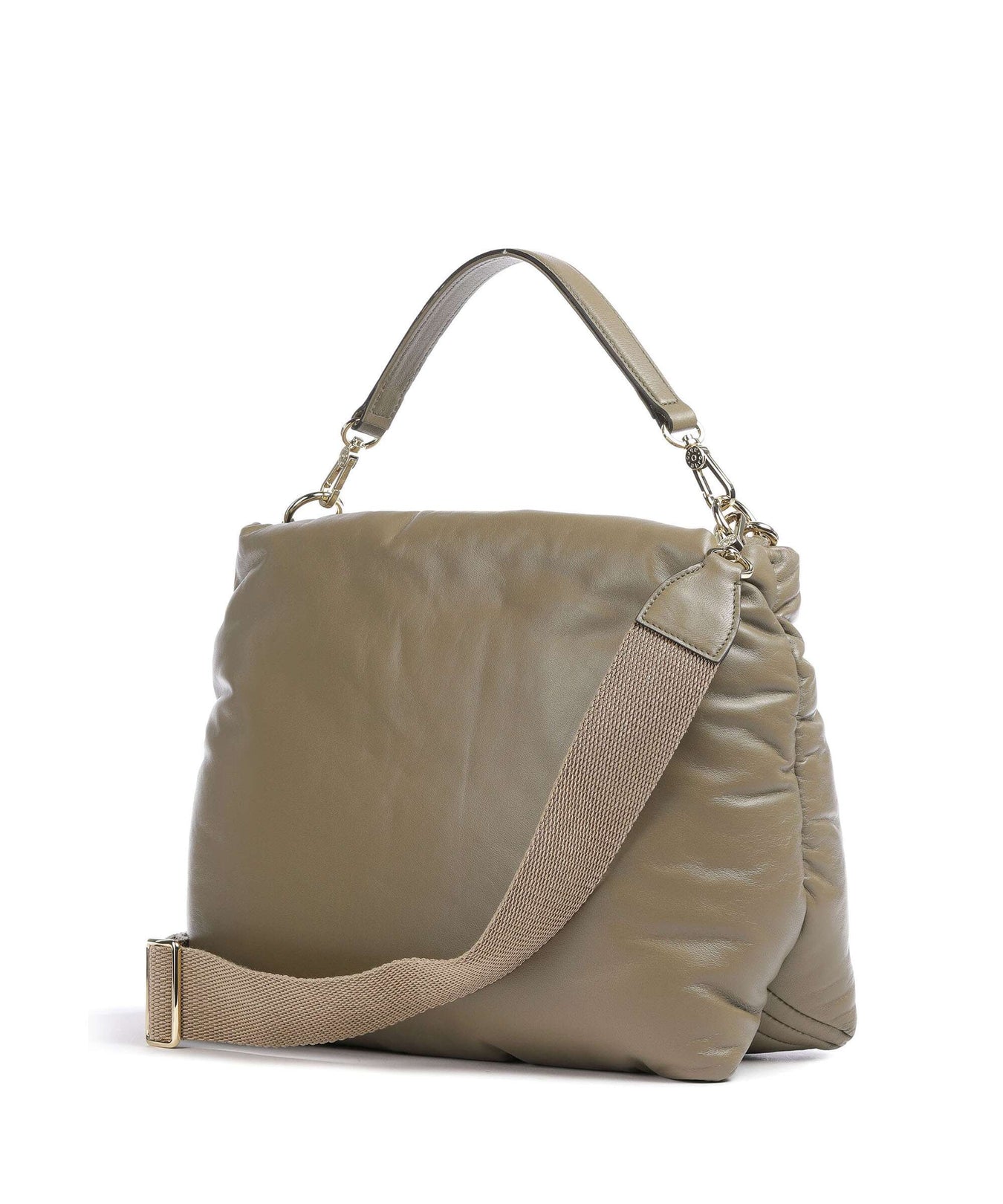 Abro Piuma_Lucido Puffer Hobo bag siena