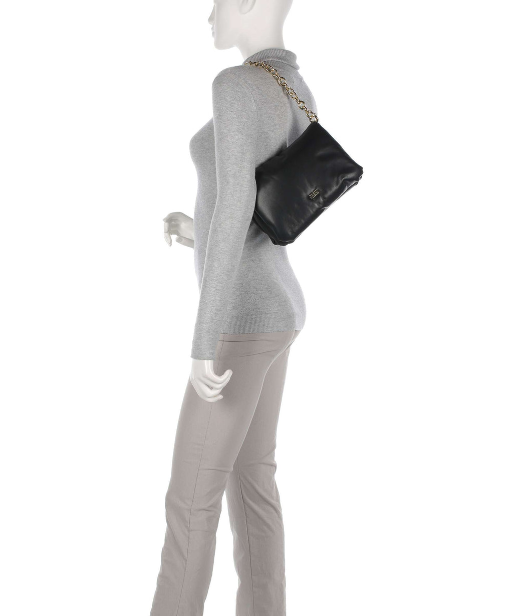 Abro Piuma_Lucido Puffer Shoulder bag black/gold