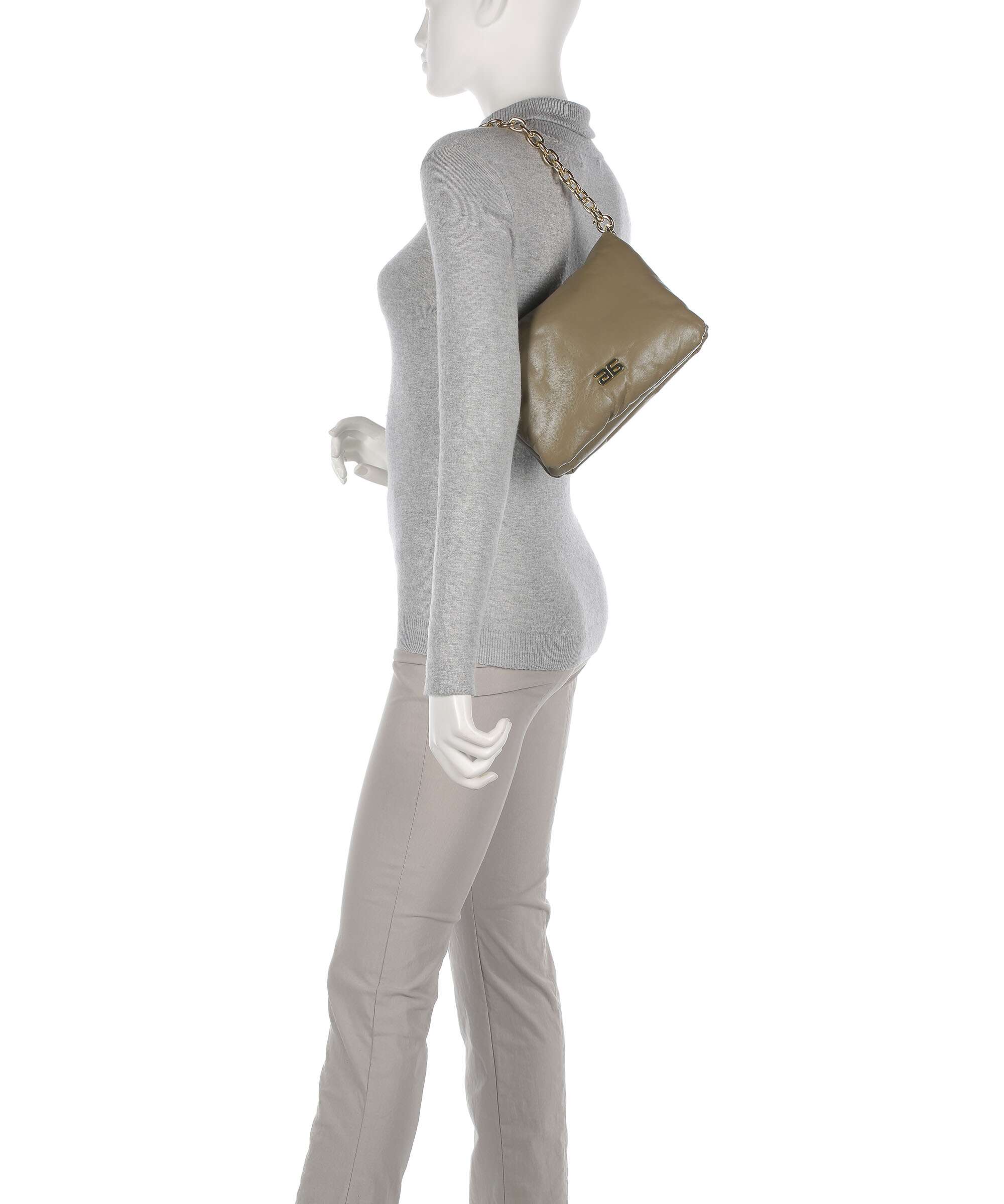 Abro Piuma Lucido Puffer Shoulder bag siena